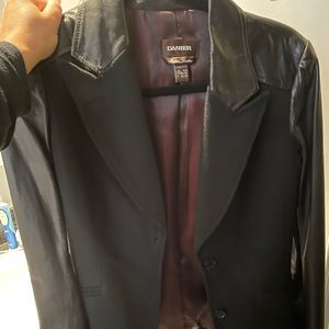 Danier leather blazer 2xs